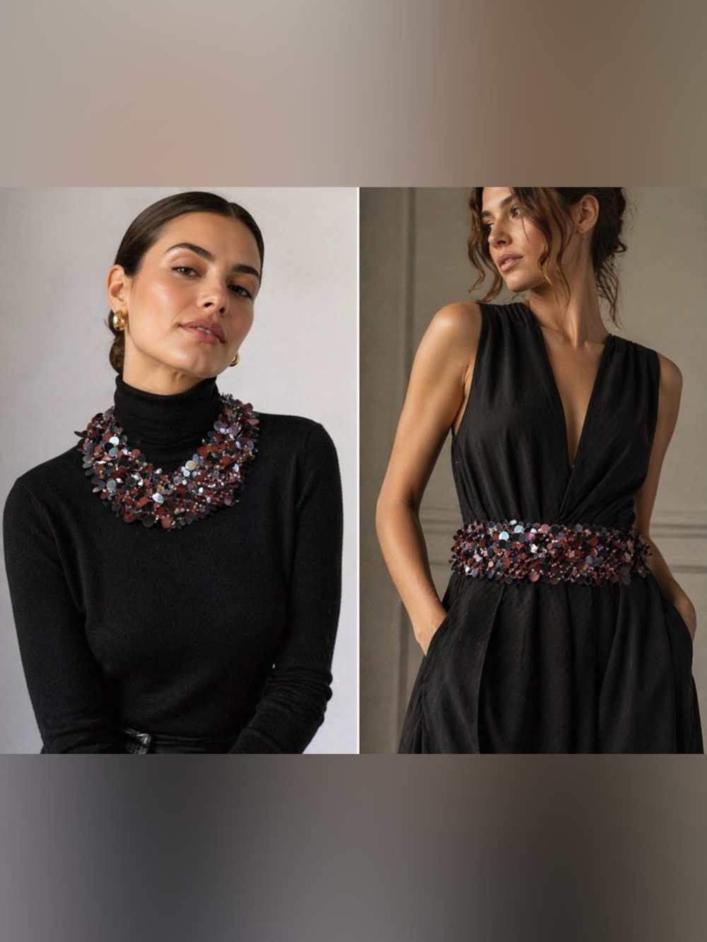 Marni Sequin Collar/Belt